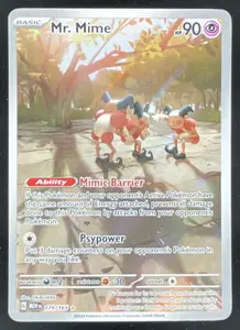 2023 Pokemon SV 151 #179/165 Mr. Mime Illustration Rare
