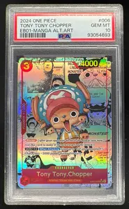 2024 One Piece EB01 Manga Alternate Art #006 Tony Tony Chopper PSA