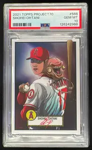 2021 Topps Project70 #566 Shohei Ohtani PSA 10 on Fanatics Collect