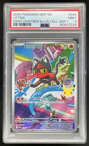 2026 Pokemon MEP Black Star Promos #044 Litten PSA 9