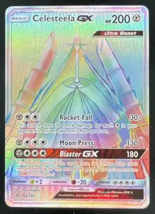 2018 Pokemon Sun & Moon Ultra Prism #162/156 Celesteela GX