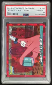 2025 Topps Chrome SpongeBob Squidward's Gallery Superfractor Nolan