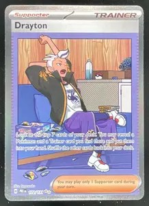 2025 Pokemon Prismatic Evolutions #172/131 Drayton Special Illustration Rare