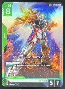 2025 Gundam Card Game Promo Championship Winner LR Wing Gundam