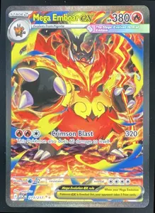 2026 Pokemon Ascended Heroes #273/217 Mega Emboar ex Special Illustration Rare