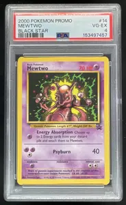 1999 Pokemon Wizards Black Star Promos #14 Mewtwo PSA 4