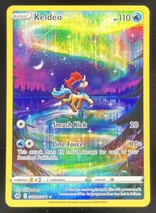 2023 Pokemon Sword & Shield Crown Zenith Galarian Gallery #GG07/GG70 Keldeo