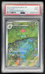 2023 Pokemon SV 151 #167/165 Ivysaur Illustration Rare PSA 9