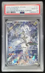 2025 Pokemon Journey Together Promo Cards #167/159 N's Reshiram PSA 10
