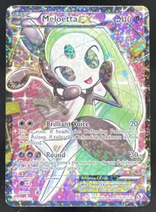2013 Pokemon Black & White Legendary Treasures Radiant #RC25/RC25 Meloetta EX
