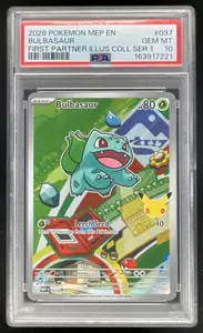 2026 Pokemon MEP Black Star Promos #037 Bulbasaur PSA 10