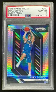 その他 2018 Luka Doncic Prizm Rc PSA #280 2018-19 Panini Prizm Prizms Hyper #280 Luka Doncic RC PSA 10 on