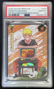 2025 Kayou Naruto Promotional Cards PSA Magazine Naruto Uzumaki