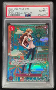2023 One Piece Japanese OP05 Special Alternate Art #016 Nami PSA