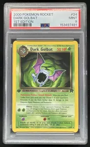 2000 Pokemon Team Rocket First Edition #24/82 Dark Golbat PSA 9