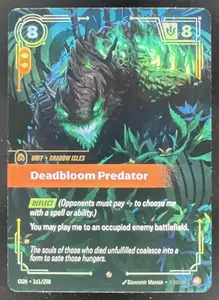 riftbound deadbloom predator 2枚 2025 Riftbound LoL Origins Deadbloom Predator #161 CGC 10 GEM MINT