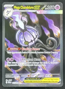 2026 Pokemon Pitch Black Special Illustration Rare #115/084 Mega Chandelure ex