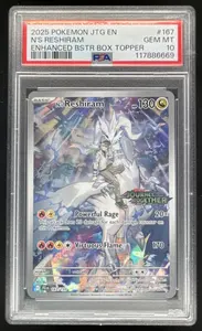 2025 Pokemon Journey Together Stamped #167/159 N's Reshiram PSA 10