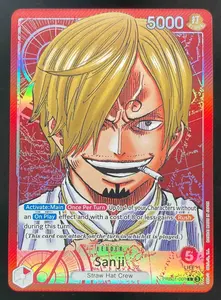 2024 One Piece Japanese Premium Best Alt Art Sanji #OP04-104 CGC