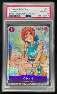 2025 One Piece Promos Illustration Box Vol.1 O-Nami #062 PSA 10