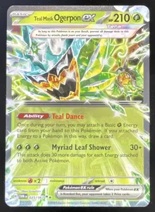 2024 Pokemon Twilight Masquerade #025/167 Teal Mask Ogerpon ex