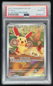 2023 Pokemon SV Paradox Rift #193/182 Plusle PSA 10