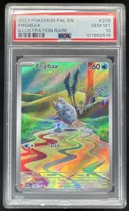 2023 Pokemon Scarlet & Violet Paldea Evolved #208/193 Frigibax Rare PSA 10