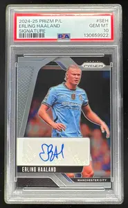2024-25 Panini Prizm Premier League Signatures #S-EH Erling