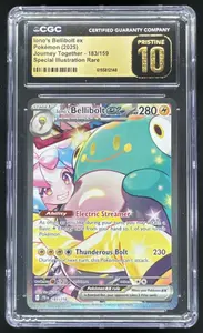 2025 Pokemon Journey Together #183/159 Iono's Bellibolt ex CGC 10