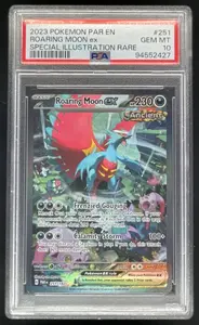 2023 Pokemon SV Paradox Rift #251/182 Roaring Moon ex PSA 10