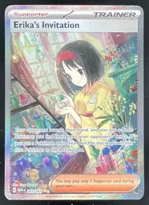 2023 Pokemon SV 151 #203/165 Erika's Invitation Special Illustration Rare