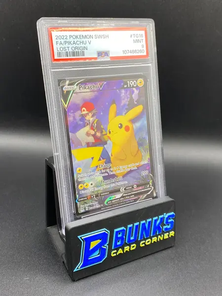 Pikachu V Trainer Gallery Lost Origin PSA 9