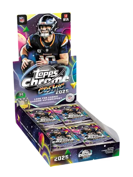 2025 TOPPS Chrome NFL Cosmic Hobby Box (6/19/26 Release)