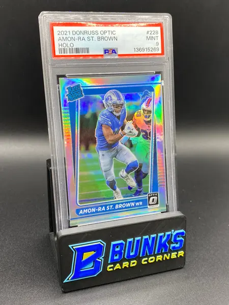 2021 Amon-Ra St. Brown Holo PSA 9 Rc