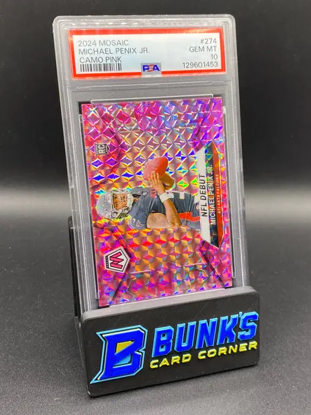 2024 Michael Penix Jr. Camo Pink PSA 10 Rc
