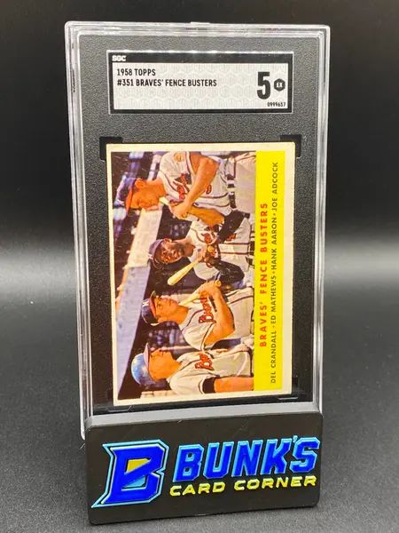 1958 Brave’s Fence Busters SGC 5