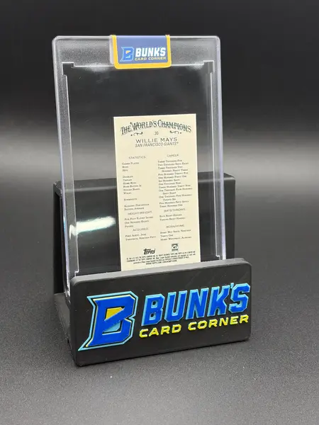 2025 Willie Mays Mini Topps Chrome HOF 43/50