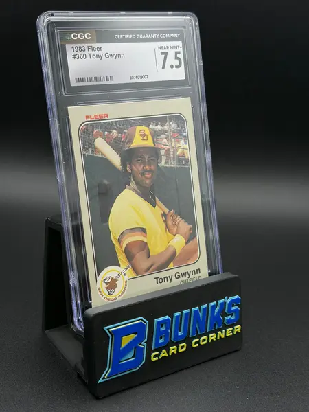 1983 Tony Gwynn Fleer CGC 7.5 HOF
