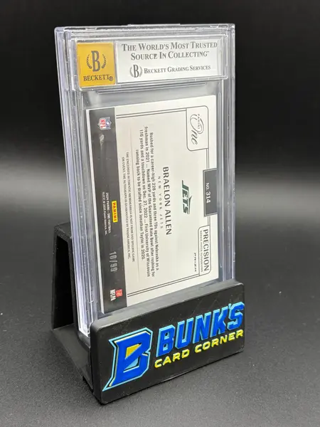 2024 Braelon Allen Suto Precision Rookie Patch Beckett AU Auto 10 RC 10/99