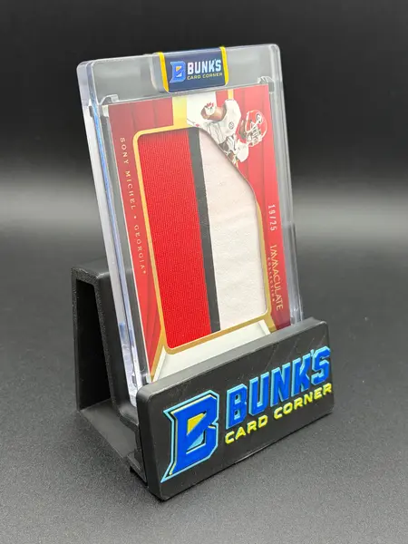 2018 Sony Michel Immaculate Collection Collegiate Jumbo Patch 19/25