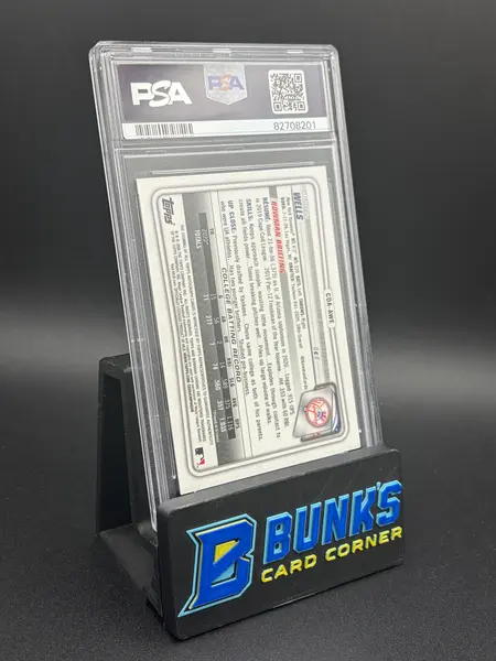 2020 Austin Wells Purple Refractor Bowman Draft PSA 10 208/250