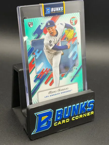 2025 Roki Sasaki Pristine Aqua Topps Refractor RC 152/199