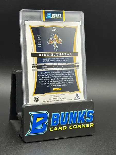 2013-14 Nick Bjugstad Panini Select Silver RC Auto