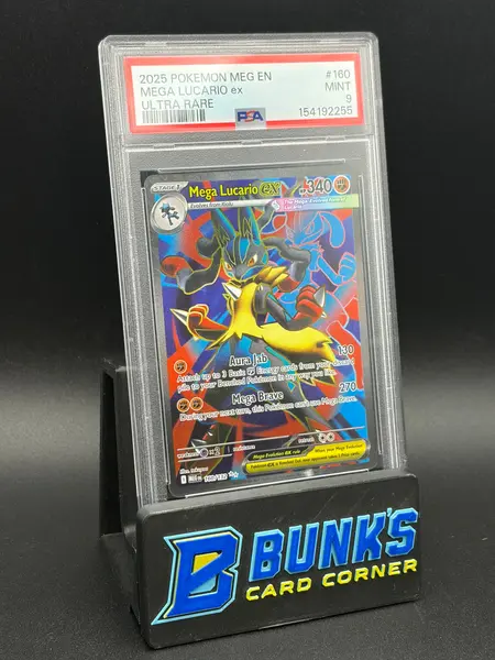Mega Lucario EX Ultra Rare PSA 9