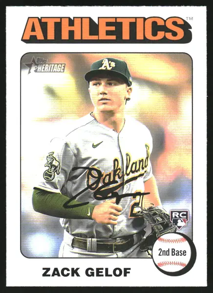 2024 Topps Heritage White Border #346 Zack Gelof