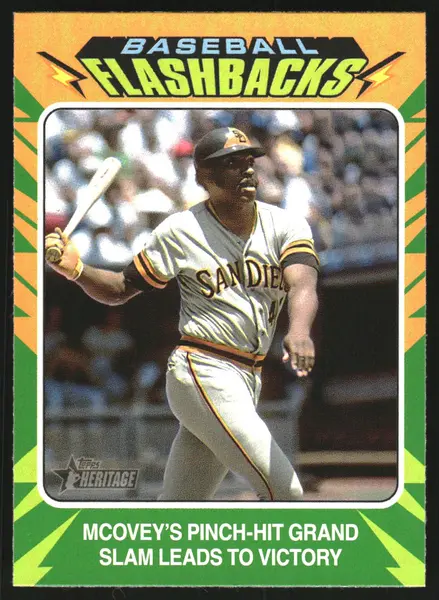 2024 Topps Heritage Baseball Flashbacks #BF3 Willie McCovey