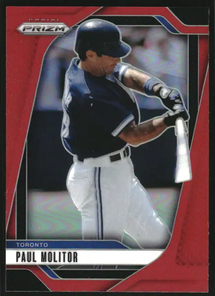 2025 Panini Prizm Prizms Red #274 Paul Molitor /299