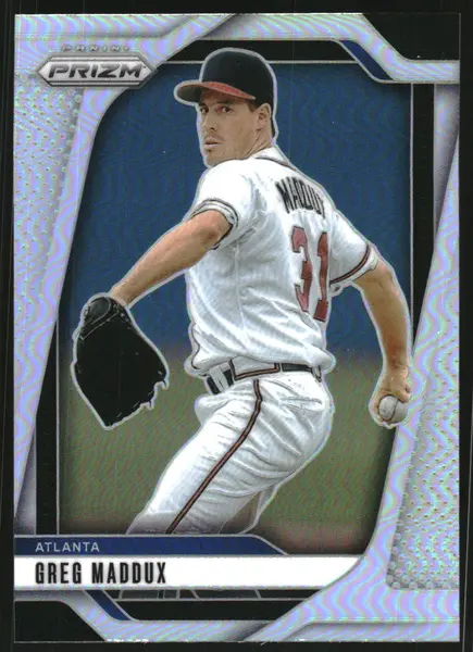 2025 Panini Prizm Prizms Silver #67 Greg Maddux