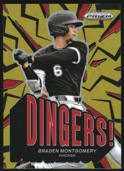 2025 Panini Prizm Dingers Prizms Red #21 Braden Montgomery /199