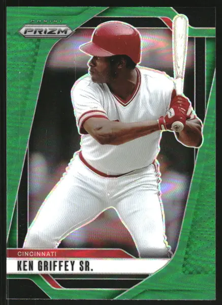 2025 Panini Prizm Prizms Green #256 Ken Griffey Sr.